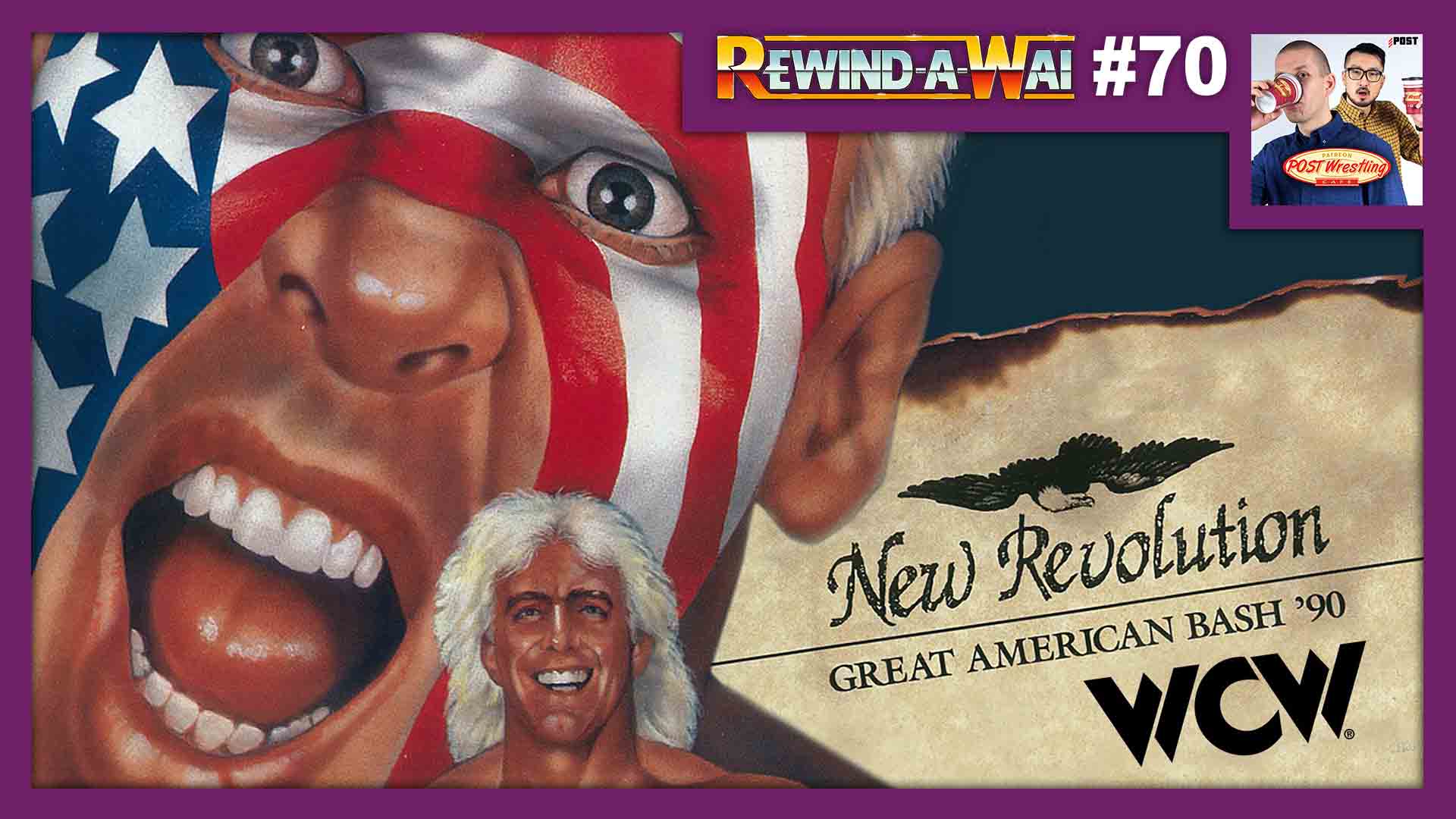 REWIND A WAI 70 NWA Great American Bash 1990 POST Wrestling