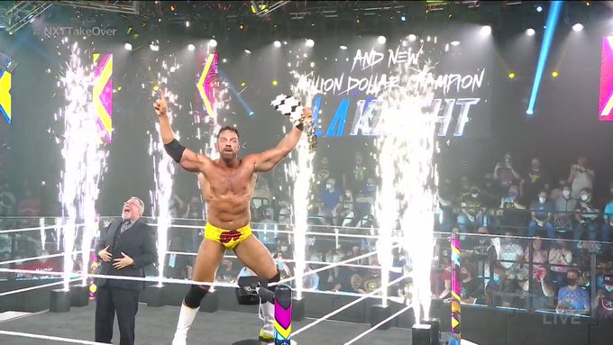 L A Knight Wins Million Dollar Title At NXT TakeOver In Your House