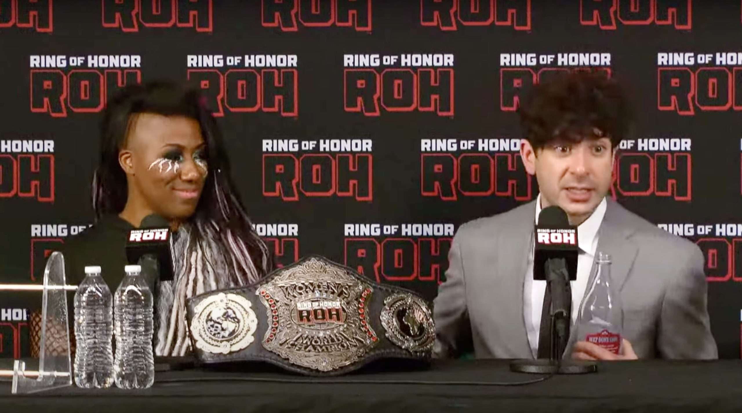 Ring Of Honor Press Conference Notes Castagnoli Shibata Athena And