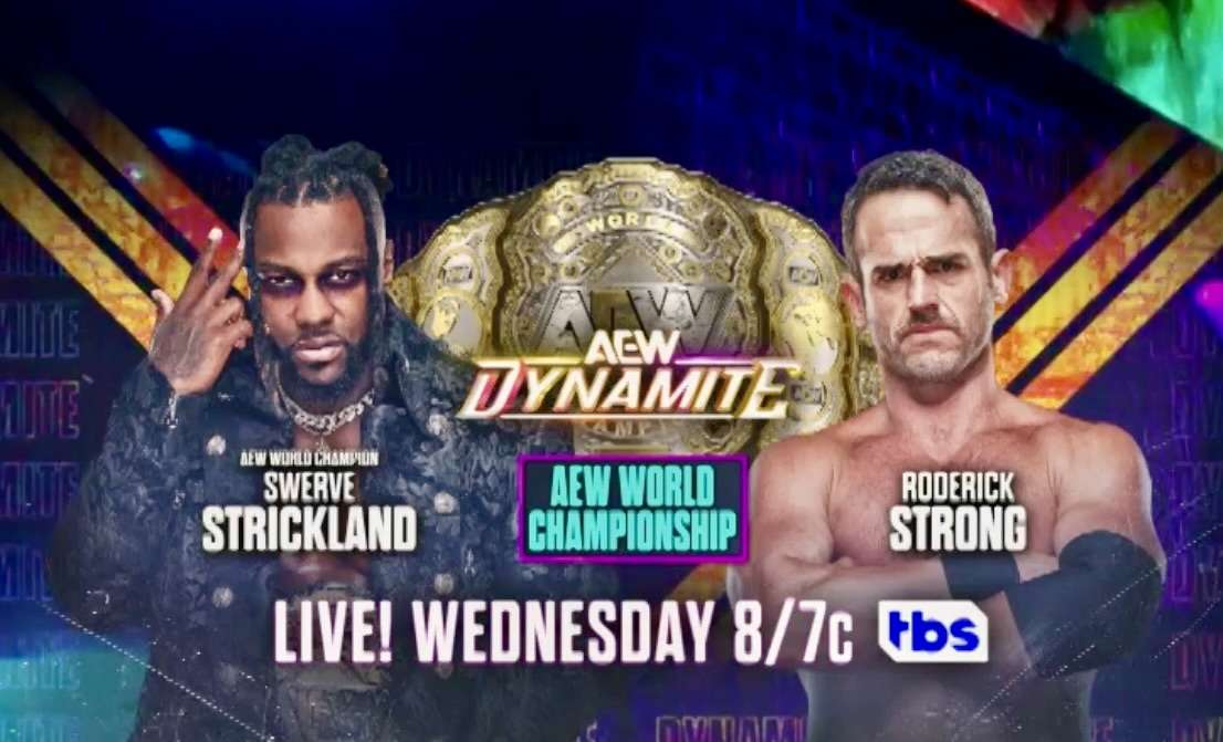 Roderick Strong To Face Swerve Strickland For The Aew Championship On