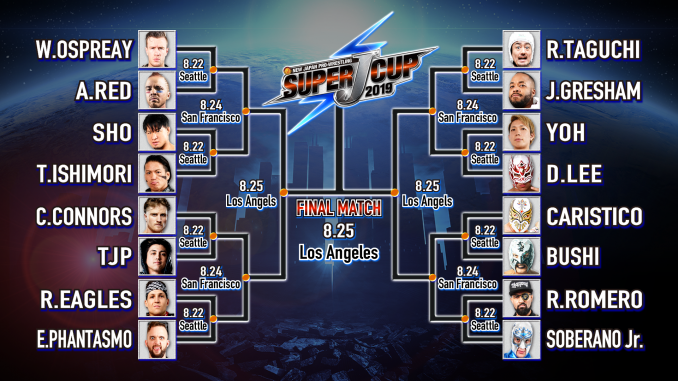 First Round Matches Of The Super J Cup Released Feat Ospreay Vs Red