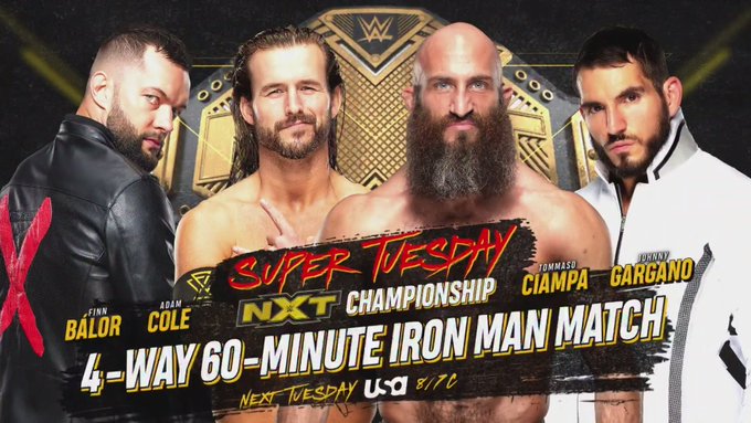 WWE NXT notes: Four-way Iron Man match to determine new NXT Champion ...