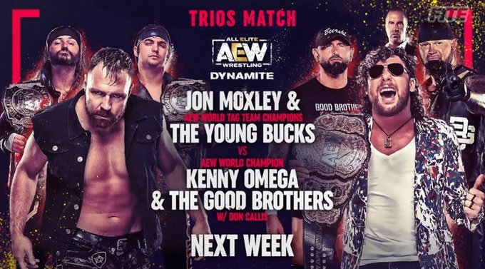 Aew Dynamite Notes Moxley Teaming With Young Bucks On 4 7