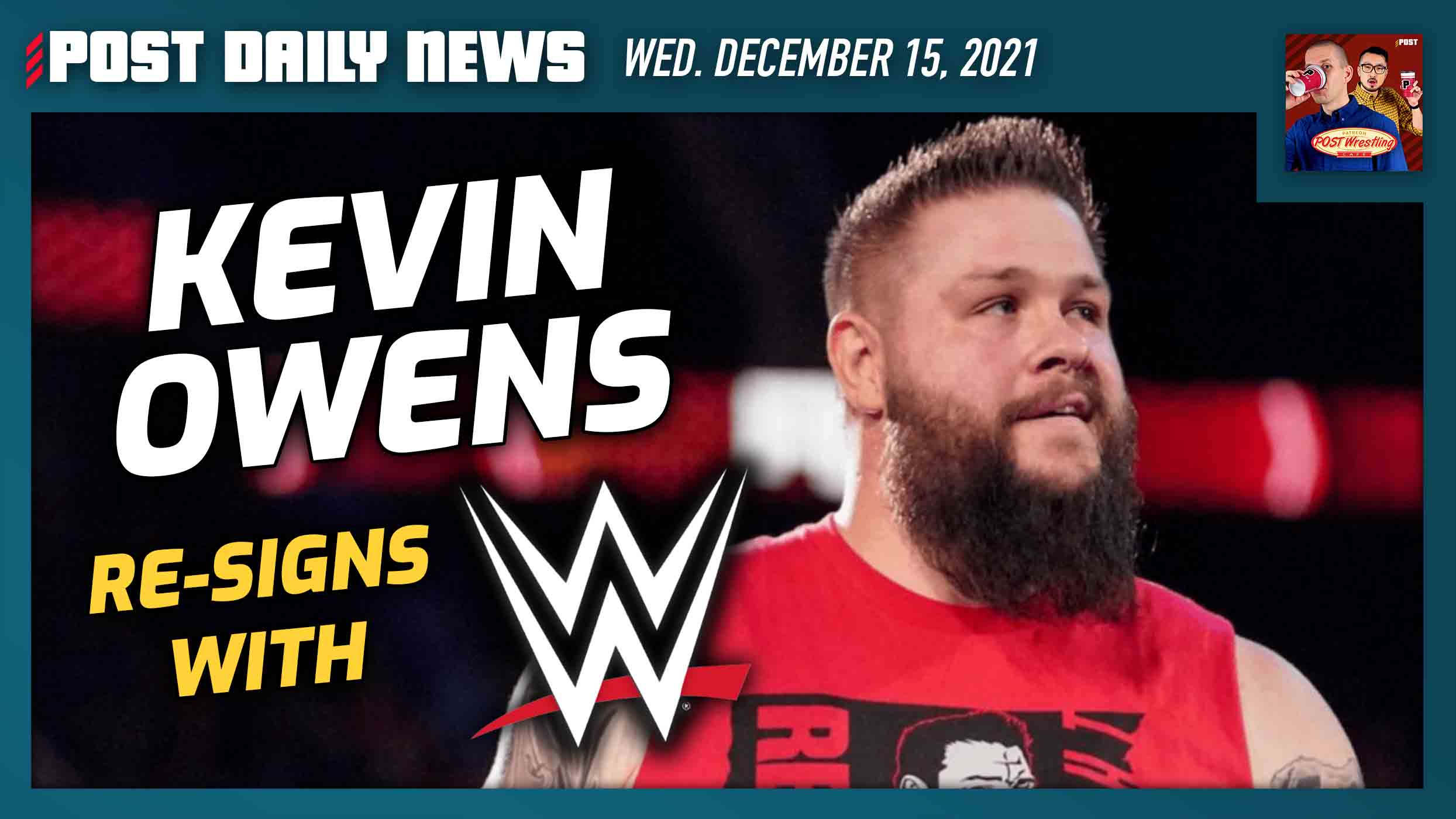 POST News 12/15: Kevin Owens Re-signs With WWE - POST Wrestling ...