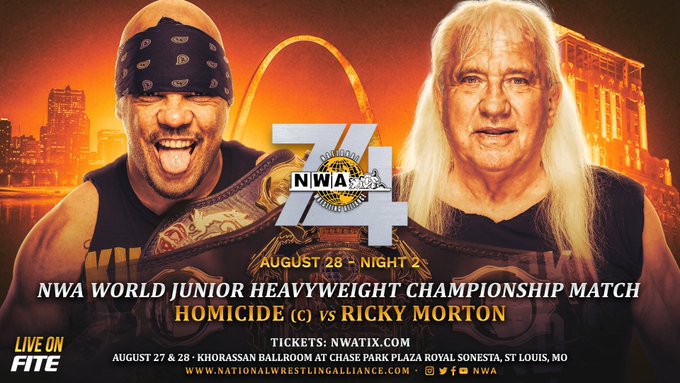 World Junior Heavyweight Title match added to NWA 74 night two