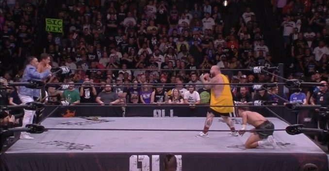Action Bronson gets physical at AEW All Out, saves HOOK from Matt