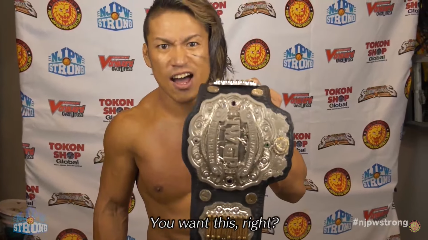 Taiji Ishimori Offers Lio Rush IWGP Junior Heavyweight Title Match