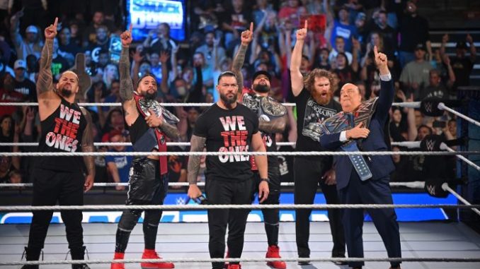WWE/MATTEL Should give us a Bloodline Exclusive Themed Wave (Roman Reigns,  Jey Uso, Jimmy Uso, Solo Sikoa, Sami Zayn, Paul Heyman). We could get  shirts like the Honorary Uce one, etc. 