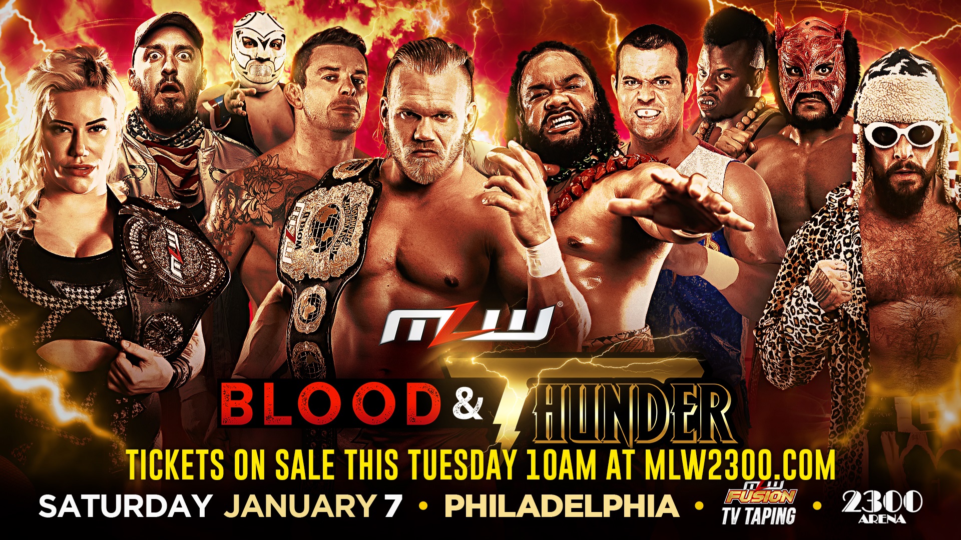 MLW returns to Philadelphia for ‘Blood & Thunder’ in January