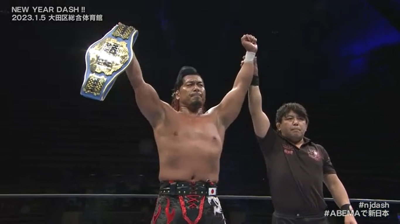 Shingo Takagi wins KOPW Championship at NJPW New Year Dash