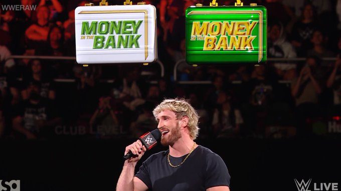 Logan Paul Announces He'll Be In WWE Men's Money In The Bank Ladder Match