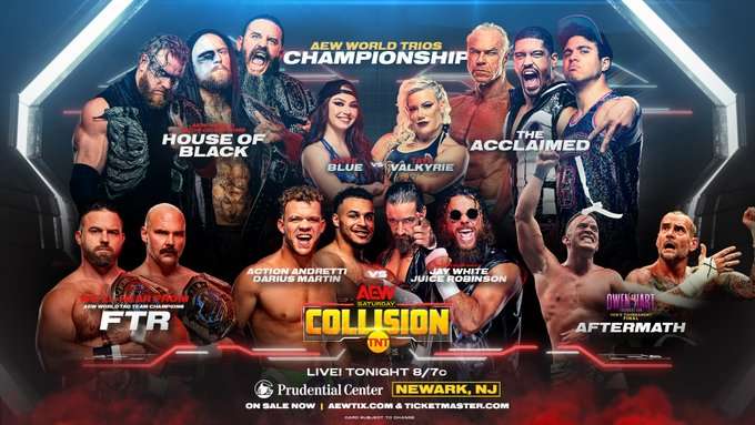 AEW Collision scores second-largest audience, decrease with males 35-49