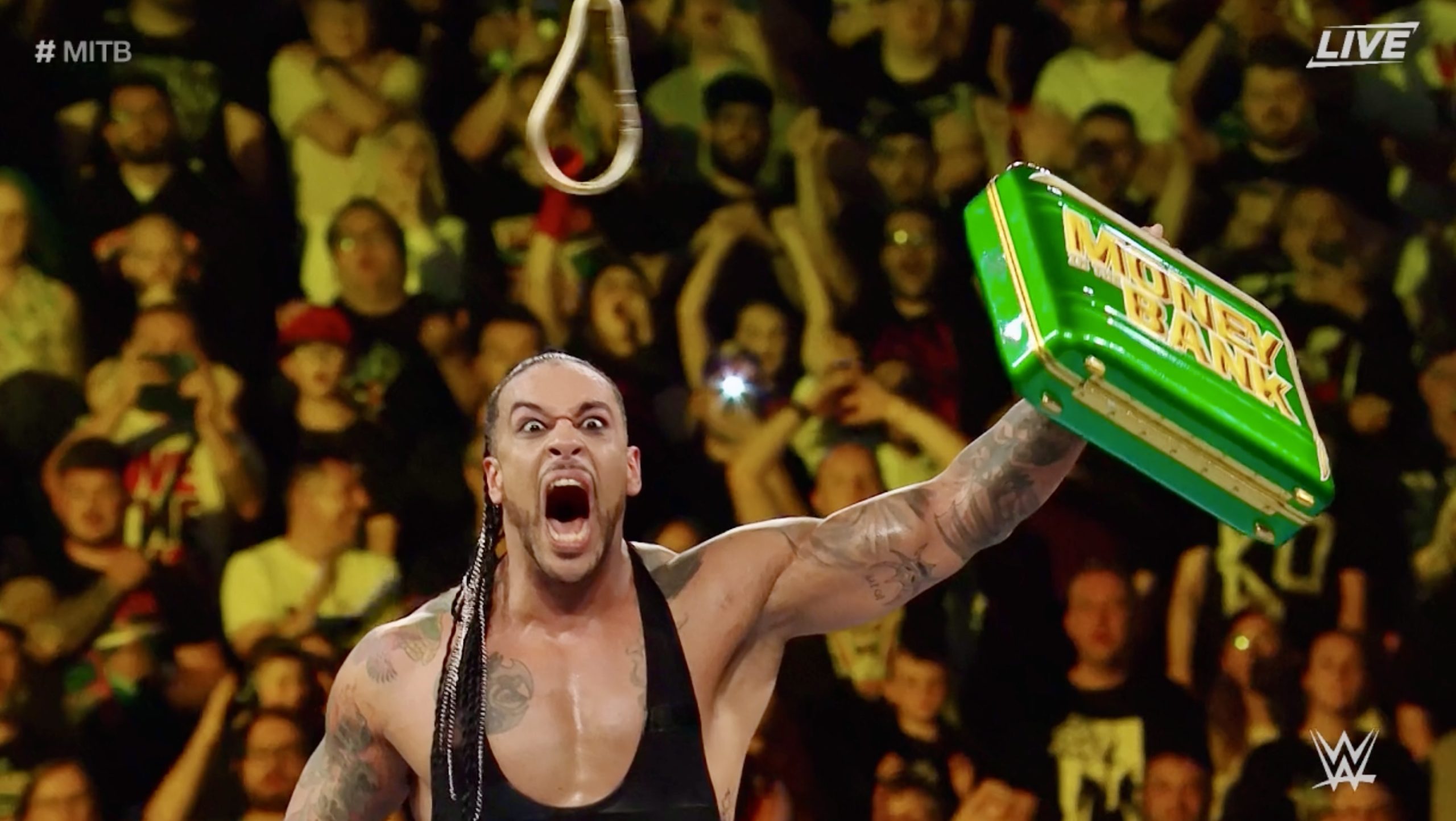 Damian Priest wins men’s Money in the Bank ladder match