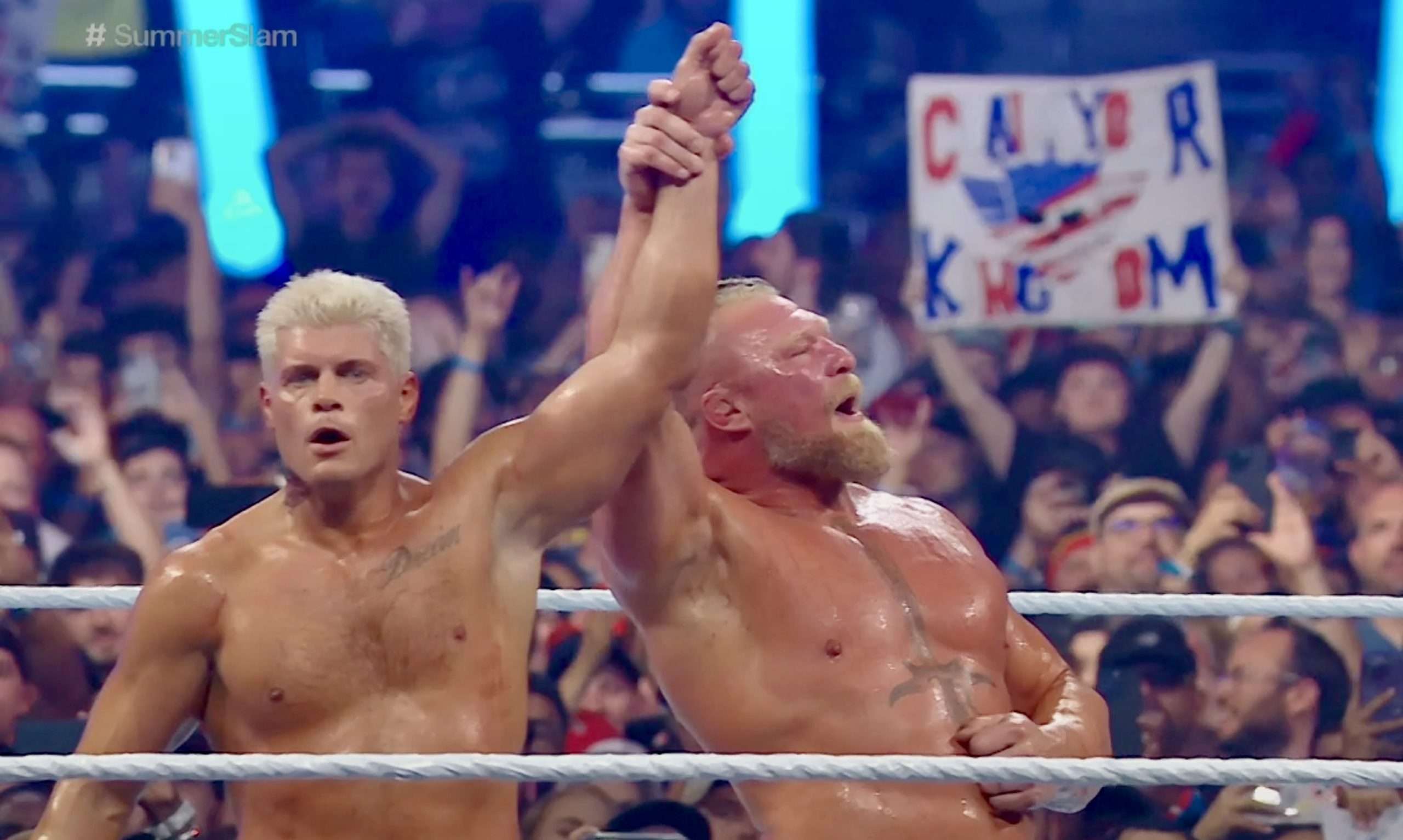 Cody Rhodes ‘ends the saga’ with win over Lesnar at SummerSlam, gets
