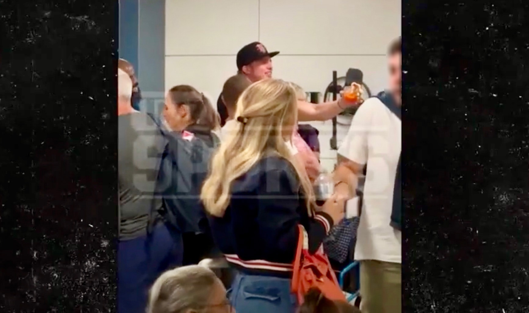 Matt Riddle shown acting in a disorderly way at airport in video obtained  by TMZ