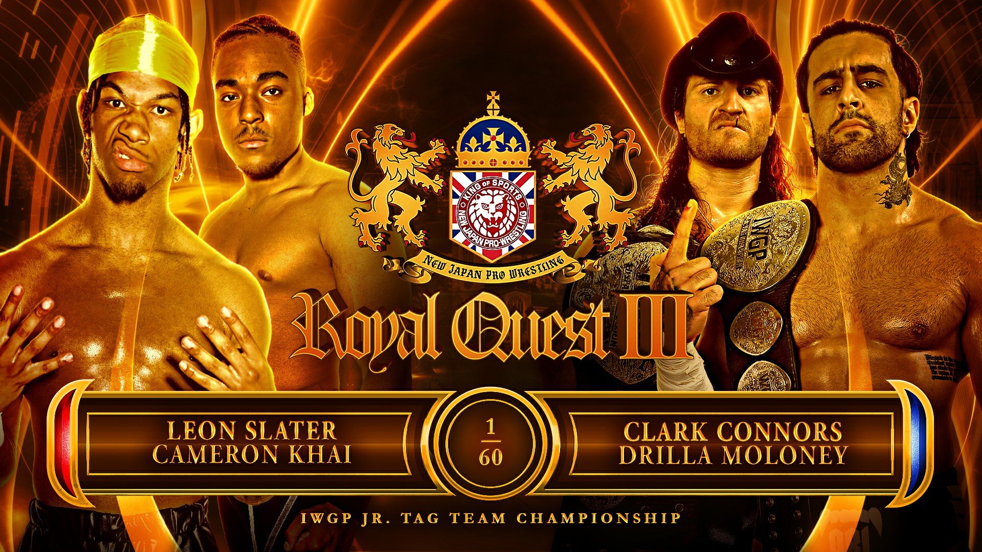 Full card revealed for NJPW Royal Quest III