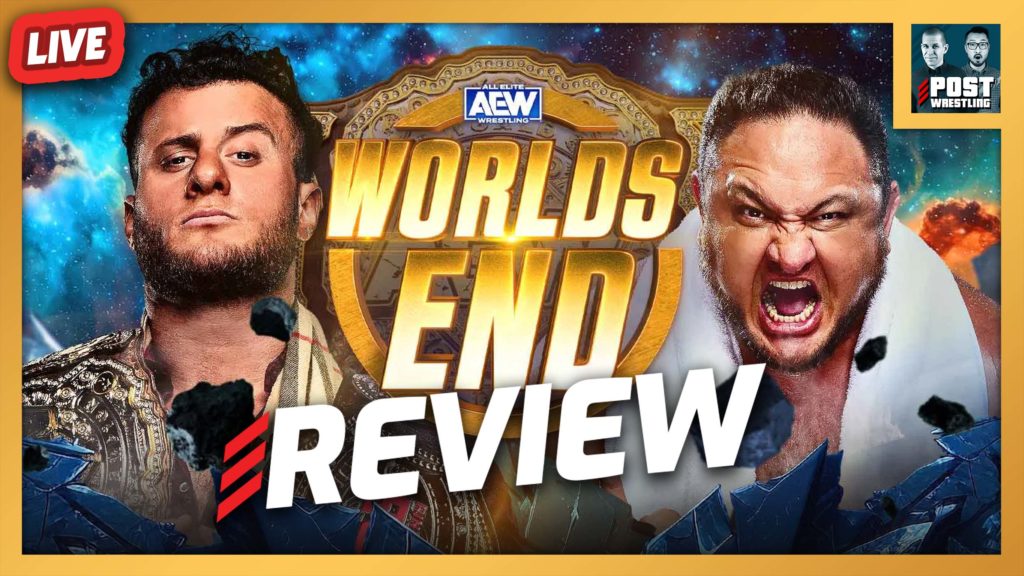 Samoa Joe Wins AEW World Title At Worlds End, Adam Cole Reveals Himself ...