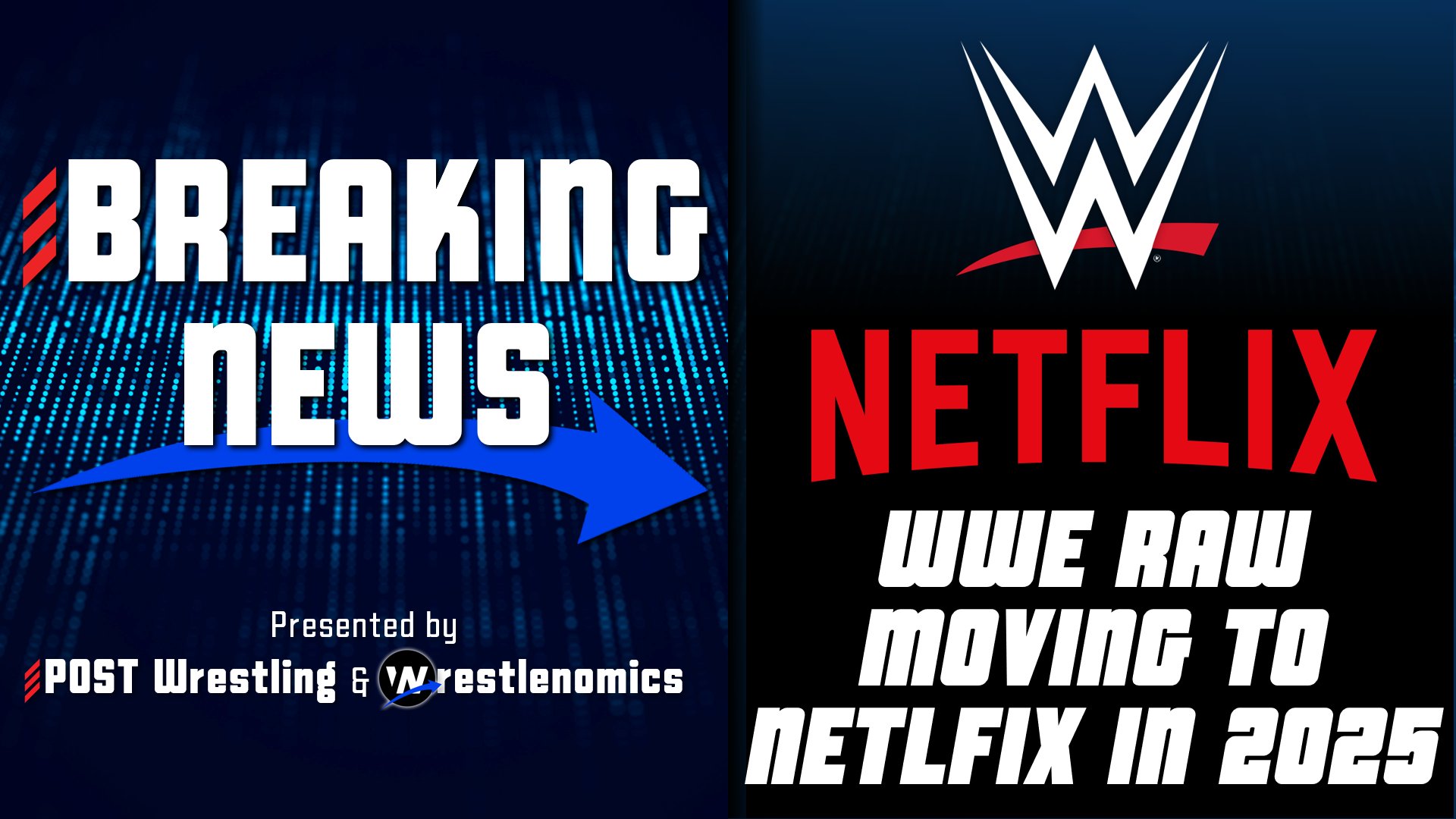 BREAKING NEWS WWE Raw to Netflix in 2025 POST x Wrestlenomics