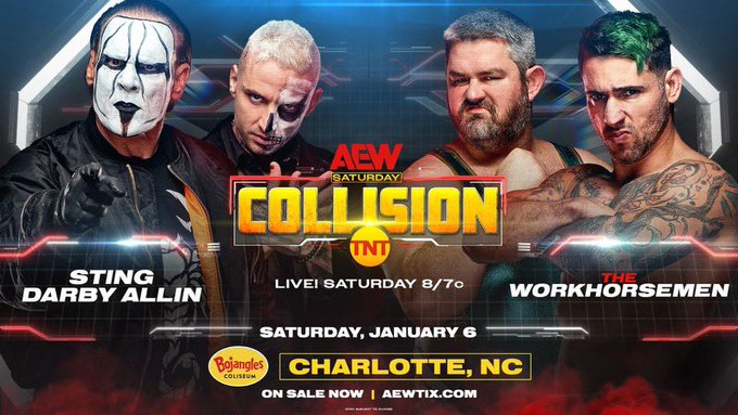 Sting & Darby Allin to wrestle on Collision in Charlotte