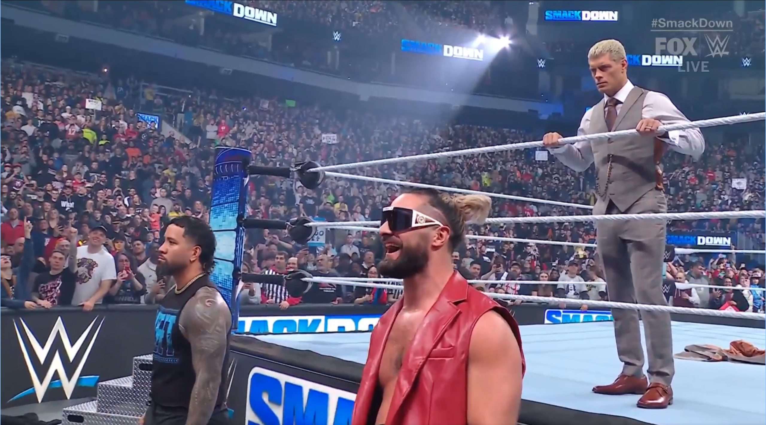 SmackDown Results: Jey Uso & Seth Rollins Back Rhodes Up, Dominik ...