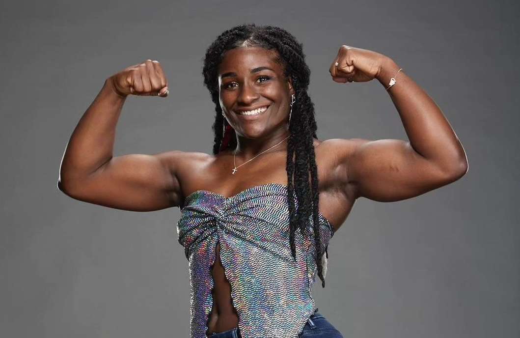 Olympic gold medalist Tamyra Mensah-Stock makes NXT in-ring debut