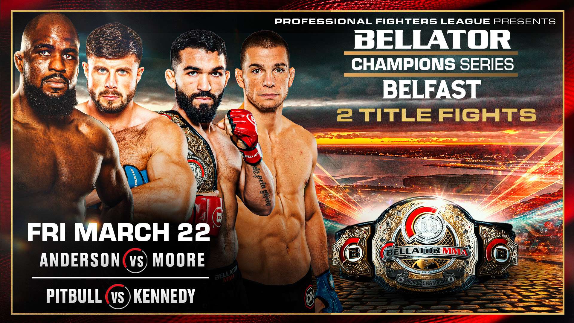 Bellator’s 2024 schedule to air on Max subscription service