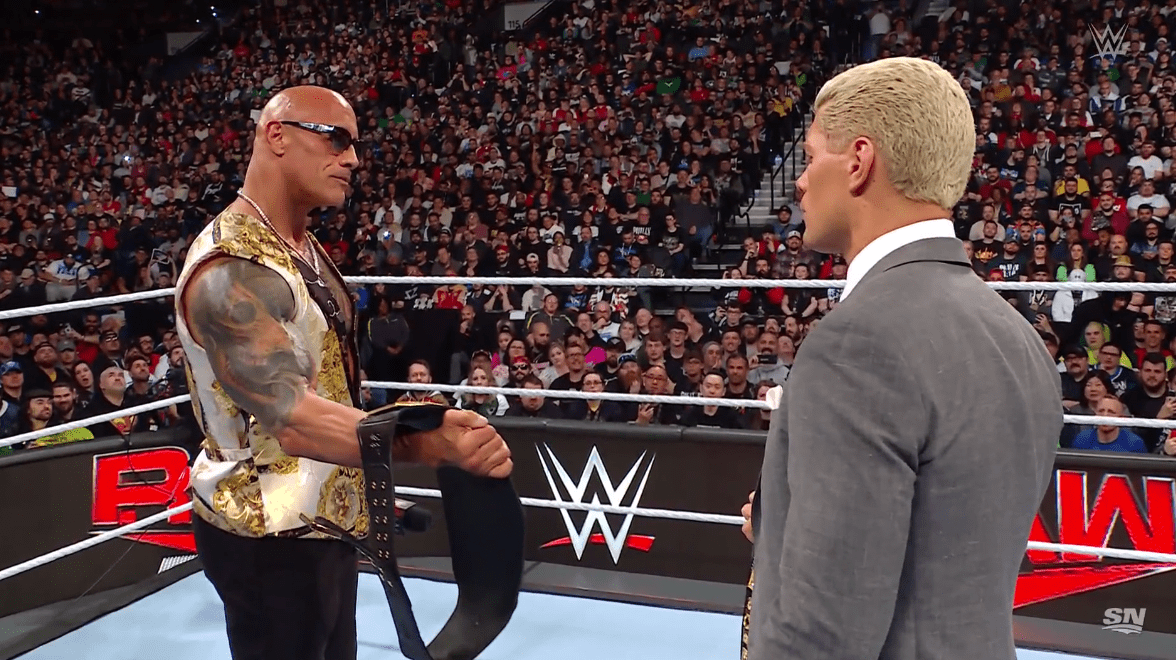 4/8 WWE RAW results: The Rock confronts Cody Rhodes, Jey Uso earns ...