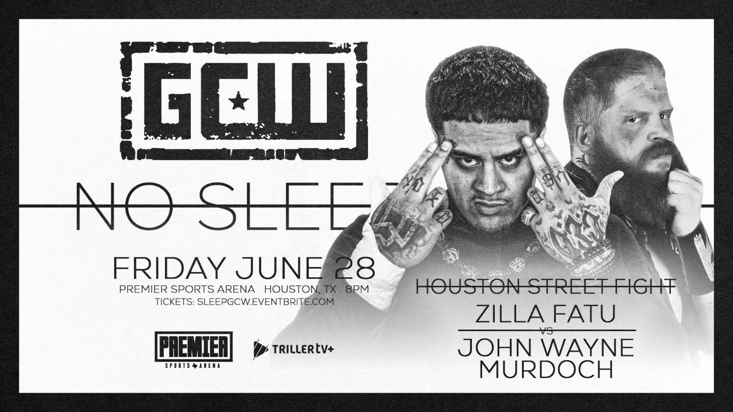 GCW No Sleep 2024 Results: Zilla Fatu vs. John Wayne Murdoch