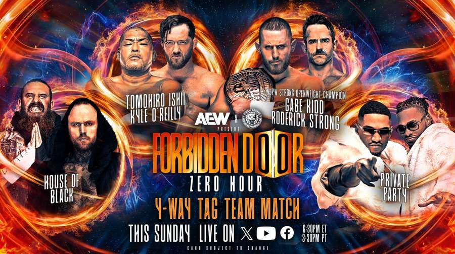 Fourway tag match added to 'Zero Hour' of AEW Forbidden Door