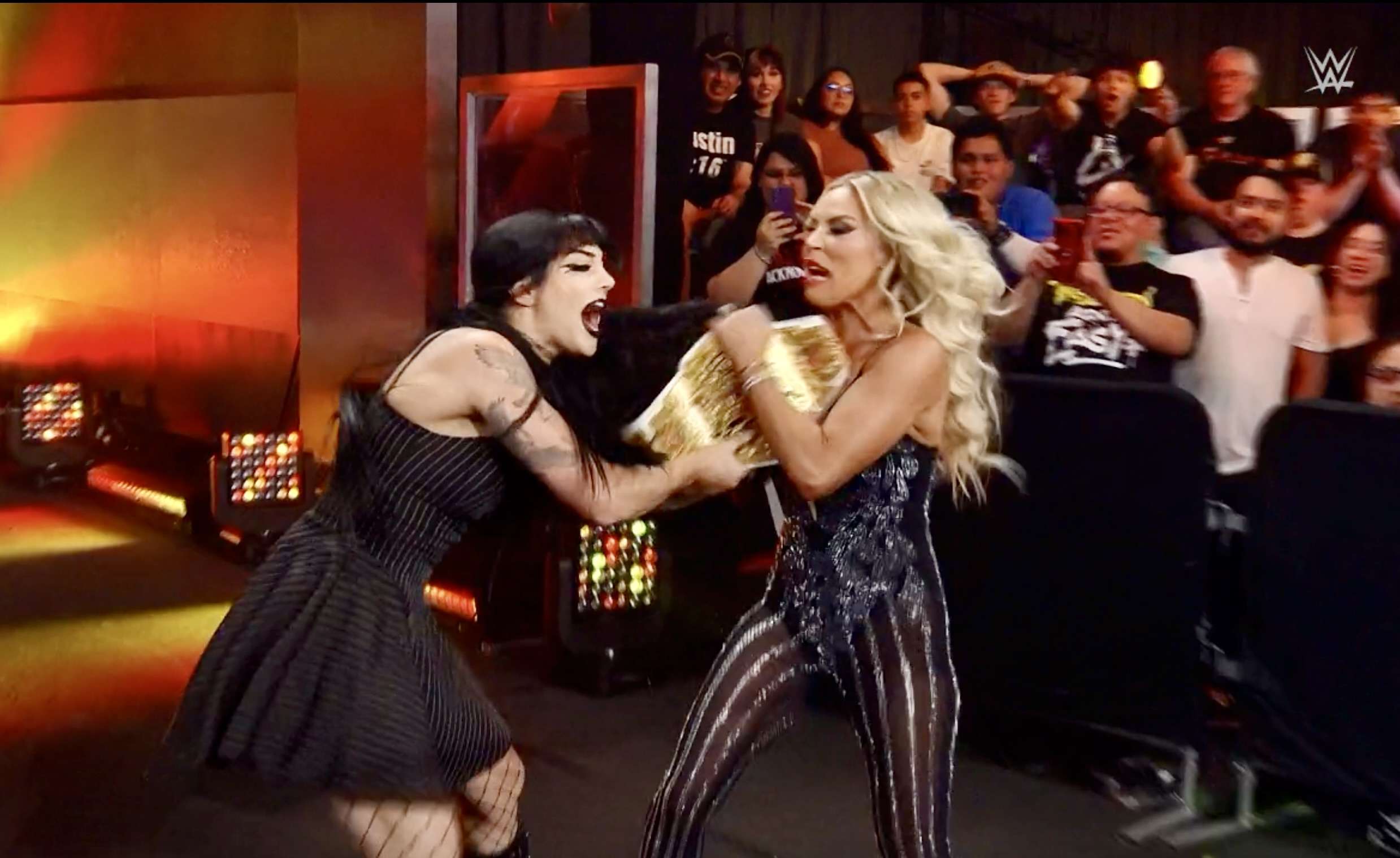 Ash By Elegance Appears At Nxt Battleground Confronts Tatum Paxley