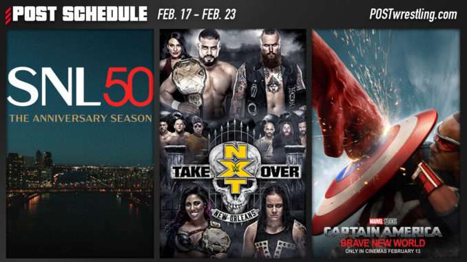 POST SCHEDULE SNL 50 Review, NXT TakeOver New Orleans, Brave New World